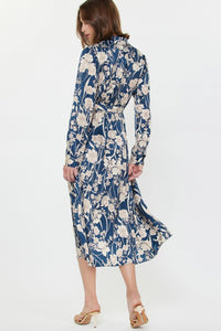 Garden Stroll Floral Wrap Midi