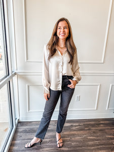 Chic Hour Satin Blouse