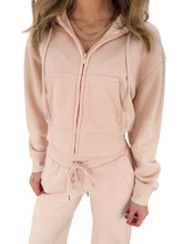 Plush Blush Pink Hoodie Set