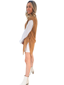 Nia Chestnut Sweater Dress