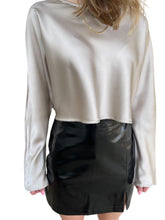 Party Pretty Taupe Crop Blouse
