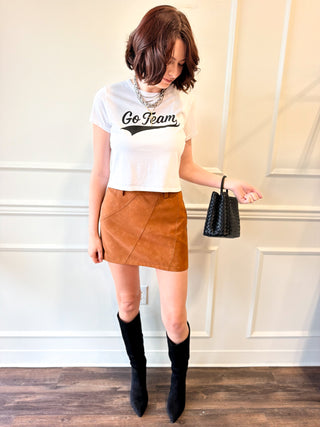 The Go Team Crop Tee