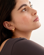 Birthstone Hoop Earring