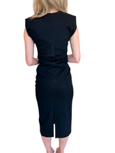 Timeless Elegance Black Midi Dress