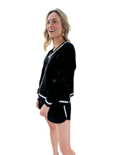 Varsity Black Short Set