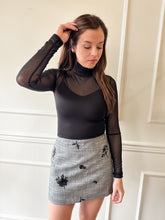 Sheer Perfection Mock Neck Top