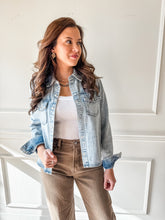 Thea Shrunken Denim Shacket