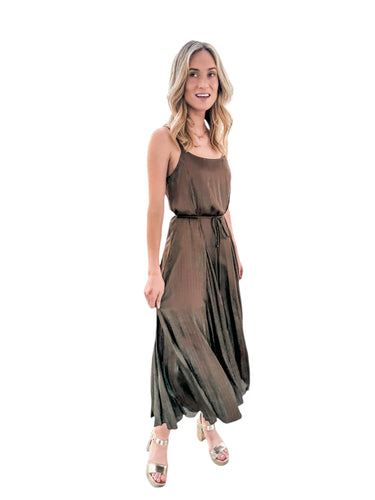 Joanne Expresso Pleat Midi