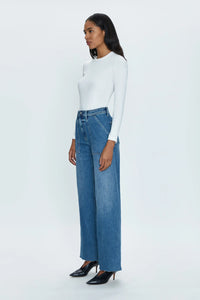 Penny Utility High Rise Wide Leg in Canal by Pistola