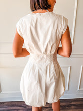 The Gale Pearl Poplin Dress by Steve Madden
