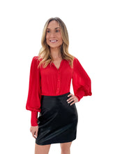 Fleetwood Festive Red Blouse