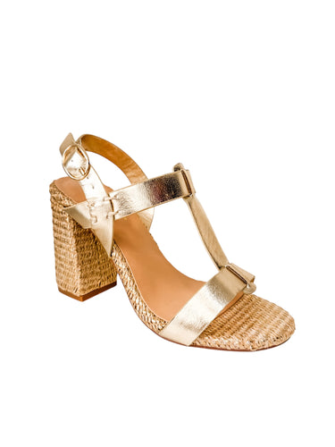 Goldilocks T-Band Block Heel