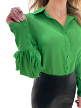 Fleetwood Festive Green Blouse