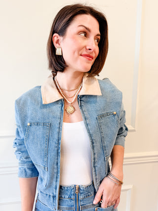 Habitual Everyday Utility Denim Jacket