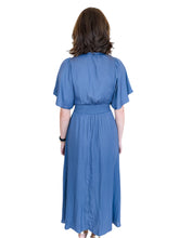 Athena Indigo Asymmetrical Dress