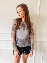 Ginny Sequin Top by Lucy Paris