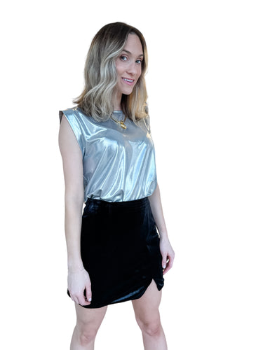So Much Allure Velvet Skirt
