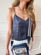 Tailgate Glow Navy Crop Cami