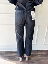 Lexi Mid Rise Bowed Straight Silver Screen by Pistola