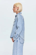 Thea Shrunken Denim Shacket