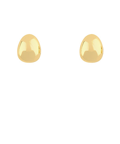 Bold Oval Stud Earrings