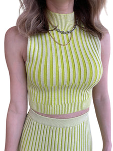 One & Only Lime Sweater Set