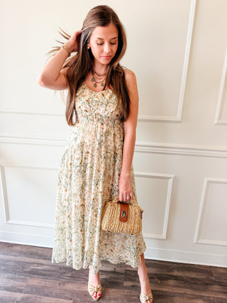 Wildflower Garden Midi Dress