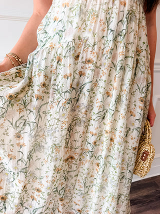 Wildflower Garden Midi Dress