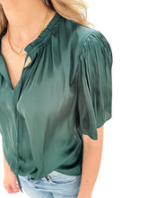 Luisa Pleat Sleeve Blouse