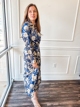 Garden Stroll Floral Wrap Midi