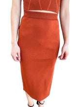 Falling for You Rust Skirt