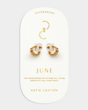 Birthstone Hoop Earring