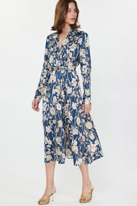 Garden Stroll Floral Wrap Midi
