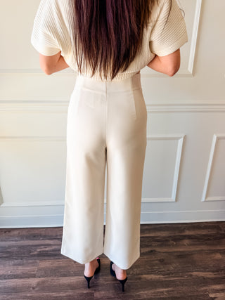 Harper Ivory Wide Leg Pant