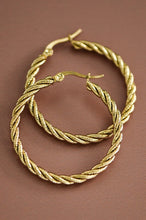 Rope Chain Hoops