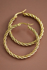 Rope Chain Hoops