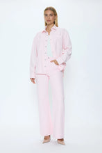 Pistola Elin Denim Shacket - Blush