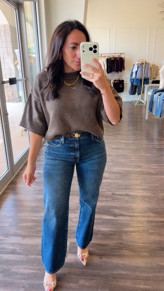 The Cashmere Club Sweater Chocolate by Habitual