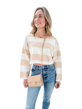 Lucky Draw Blush Stripe Sweater