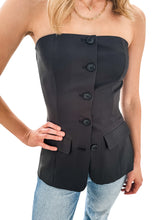 Emerald Black Vest by Steve Madden