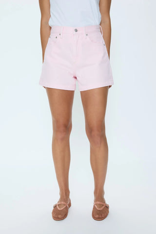 Pistola Saige High Rise Aline Short in Blush