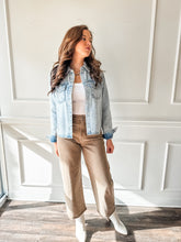 Thea Shrunken Denim Shacket