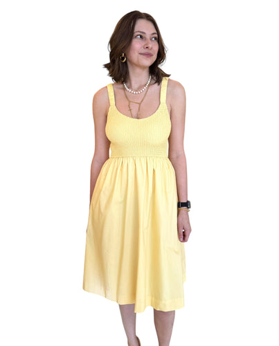Fleur Dress in Golden Yellow by Steve Madden