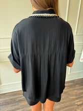 Embroidered Button Down
