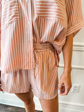 Weekend Wanderer Pink Striped Set