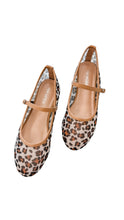 Rosario Leopard Mesh Ballet Flat