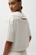 Mae Cropped Tee-Soft White by Pistola
