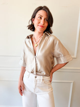 Champagne Sunset Blouse