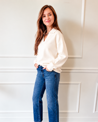 Callie Collared Pullover
