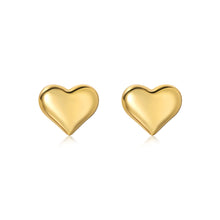 Puffy Heart Studs